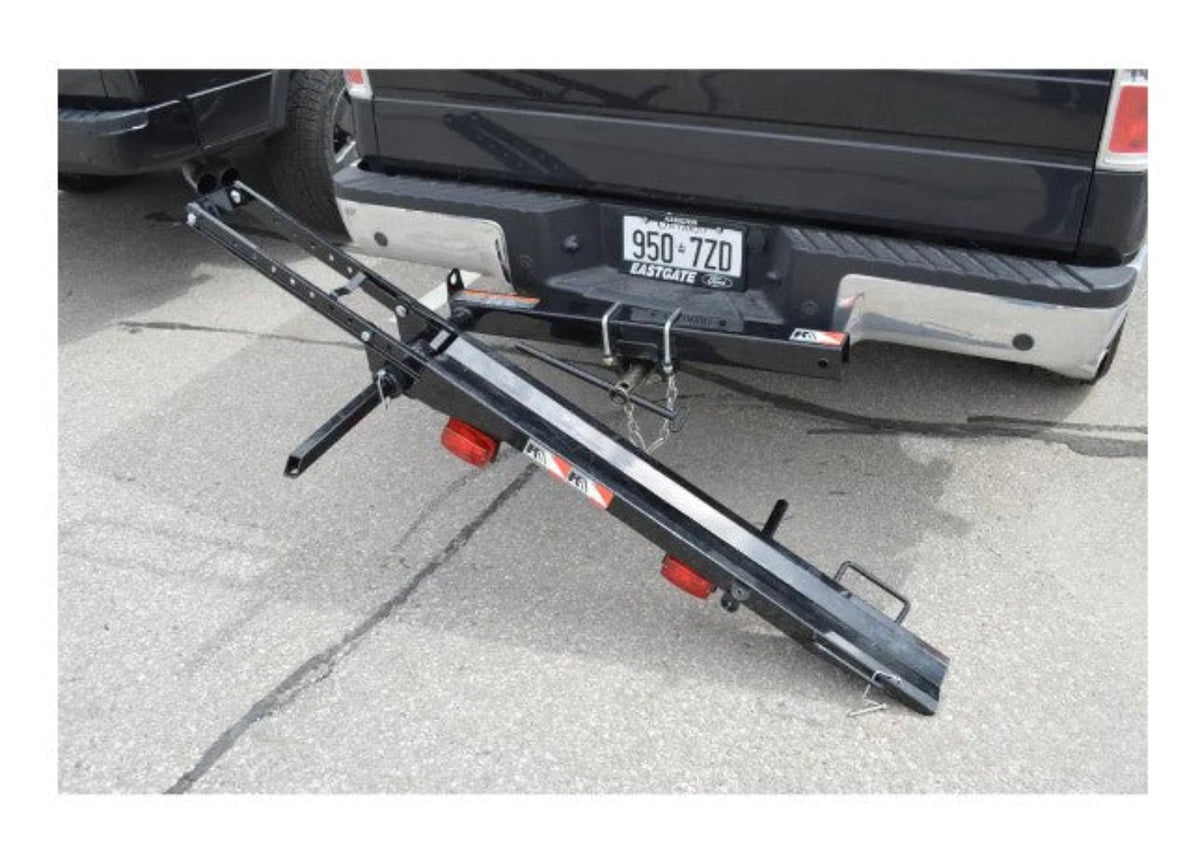DK2 TMC201 400 lb. Capacity Hitch Mounted Motorcycle Carrier with Adjustable Front Wheel Channel New - TMC201