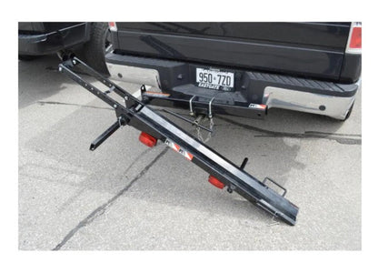 DK2 TMC201 400 lb. Capacity Hitch Mounted Motorcycle Carrier with Adjustable Front Wheel Channel New - TMC201