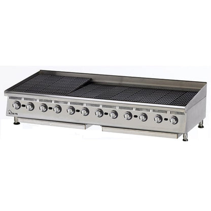 Star 8H-8172RCBB-LP 72 inches 240,000 BTU Liquid Propane Radiant Ultra-Max® Gas Charbroilers - 8H-8172RCBB-LP