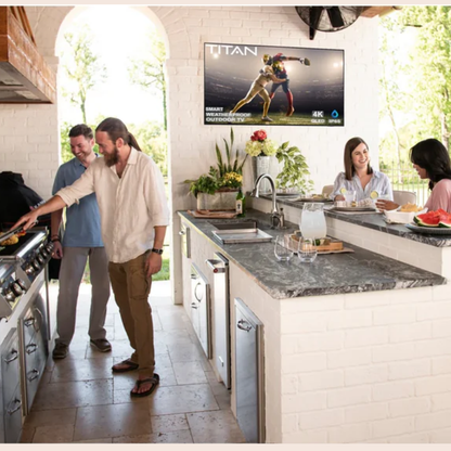 Titan Outdoor TV S-300 QLED 4K Smart TV – Full Sun Rated