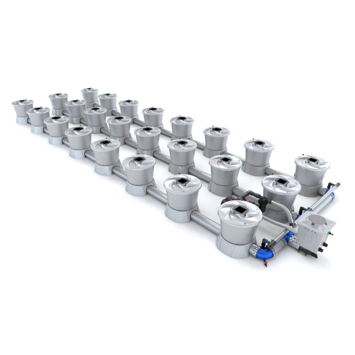 Alien Hydroponics 21 Pot (3 Row) V-System RDWC - BD100-0321