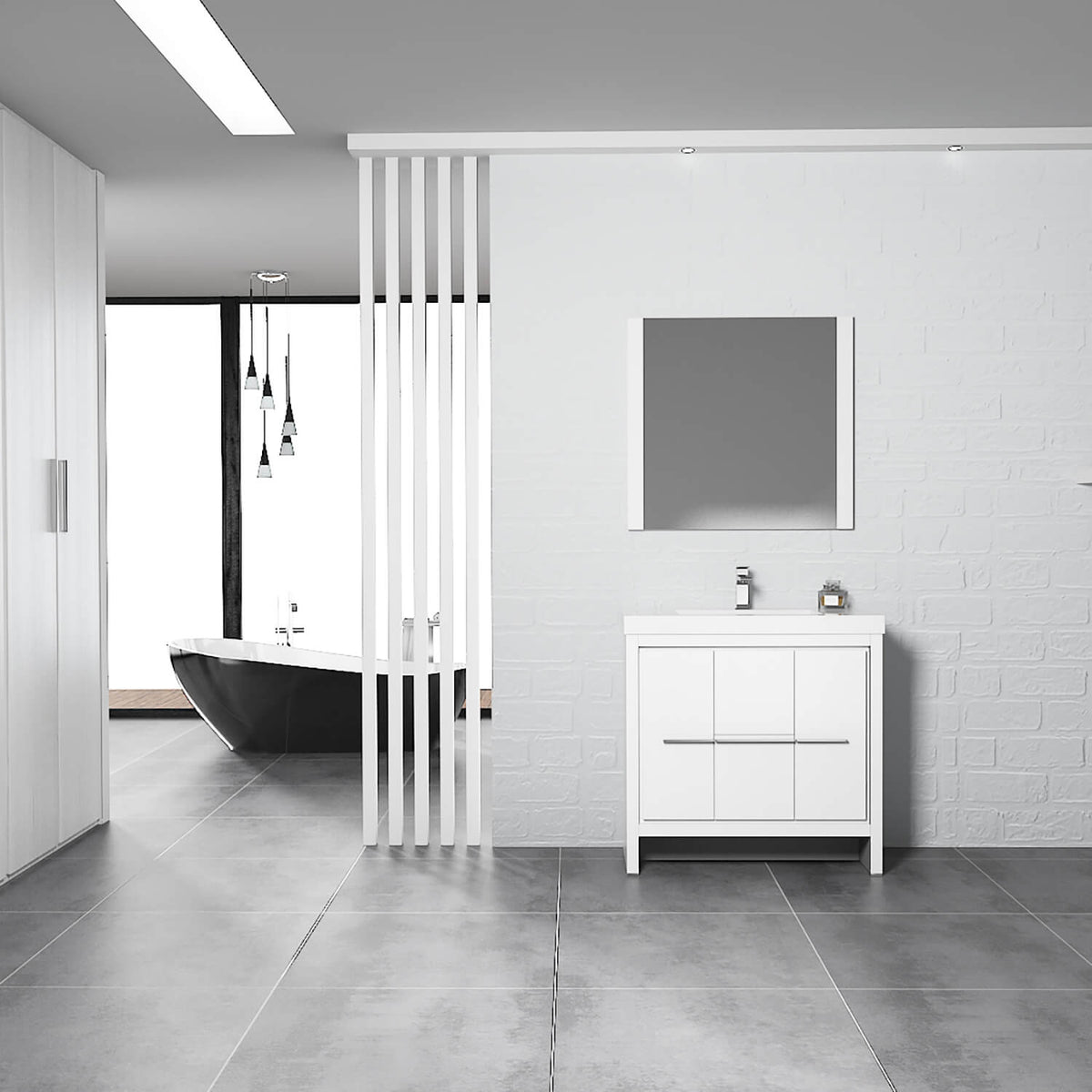 Blossom Milan 36 Inch Bathroom Vanity - V8014 36 01