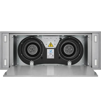 Victory Range 42 Inch 900 CFM Flush Ceiling Mount Range Hood in Stainless Steel - Horizon