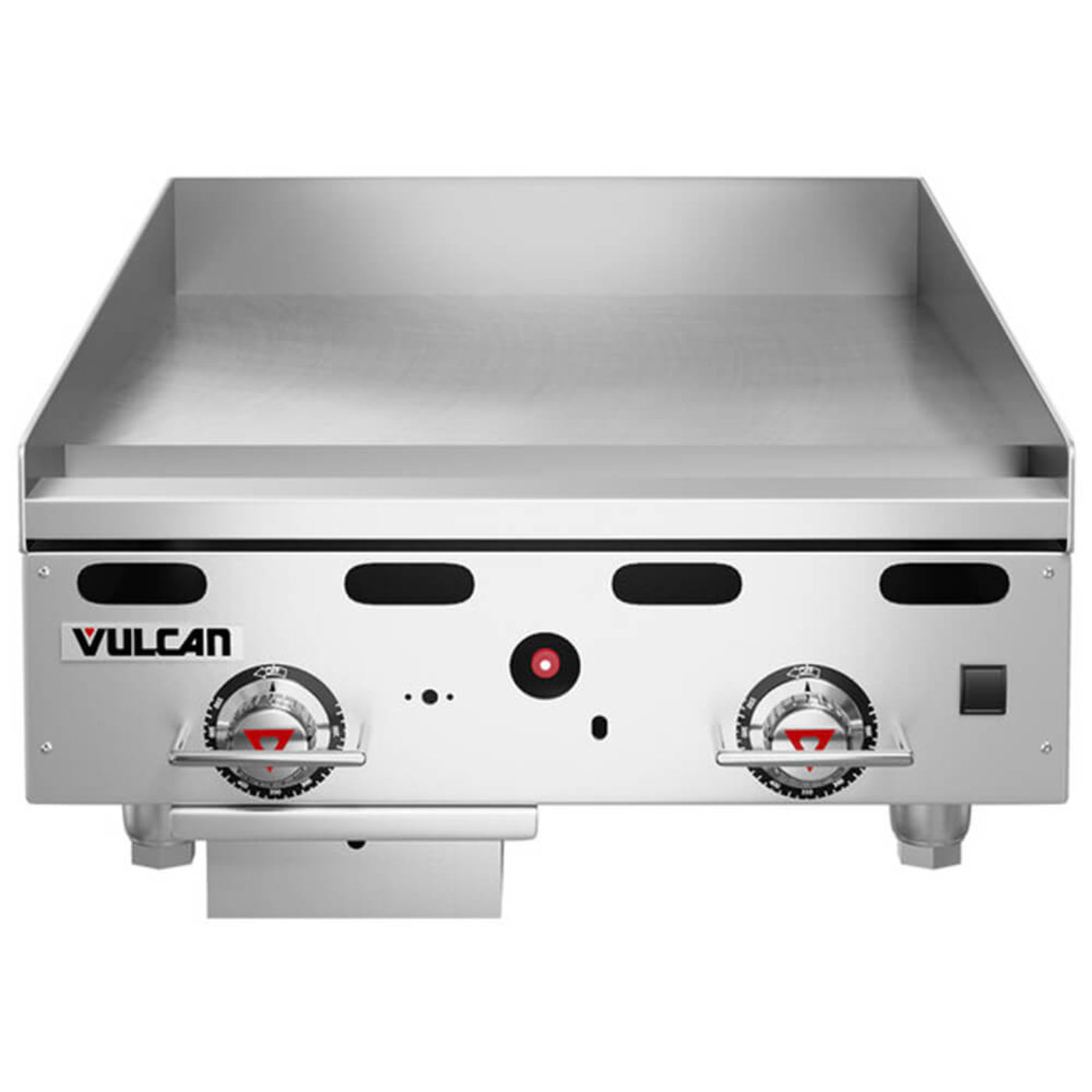 Vulcan MSA36-C0100P 36 Countertop Natural Gas Griddle with Rapid Recovery Plate and Piezo Ignition - 81 000 BTU - MSA36-C0100P