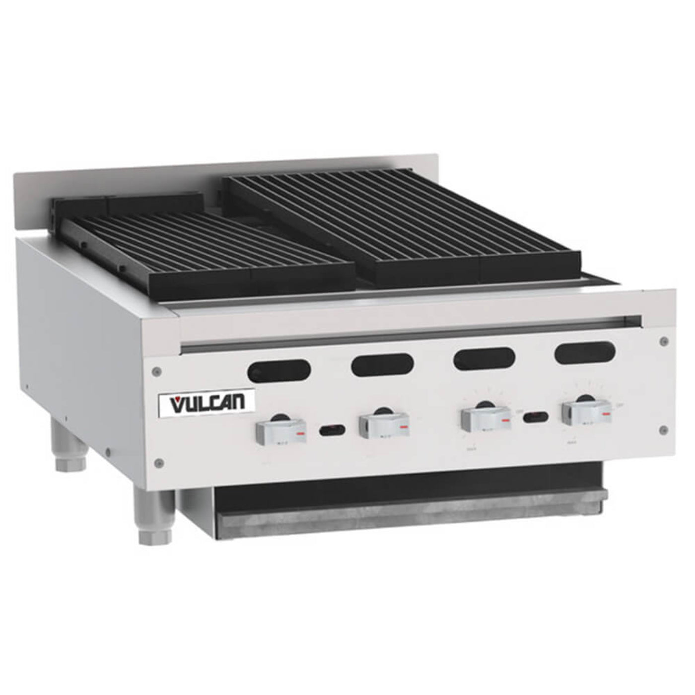 Vulcan VACB25 - 101 Achiever 25 Medium-Duty Radiant Natural Gas Charbroiler - 68 000 BTU - VACB25-101