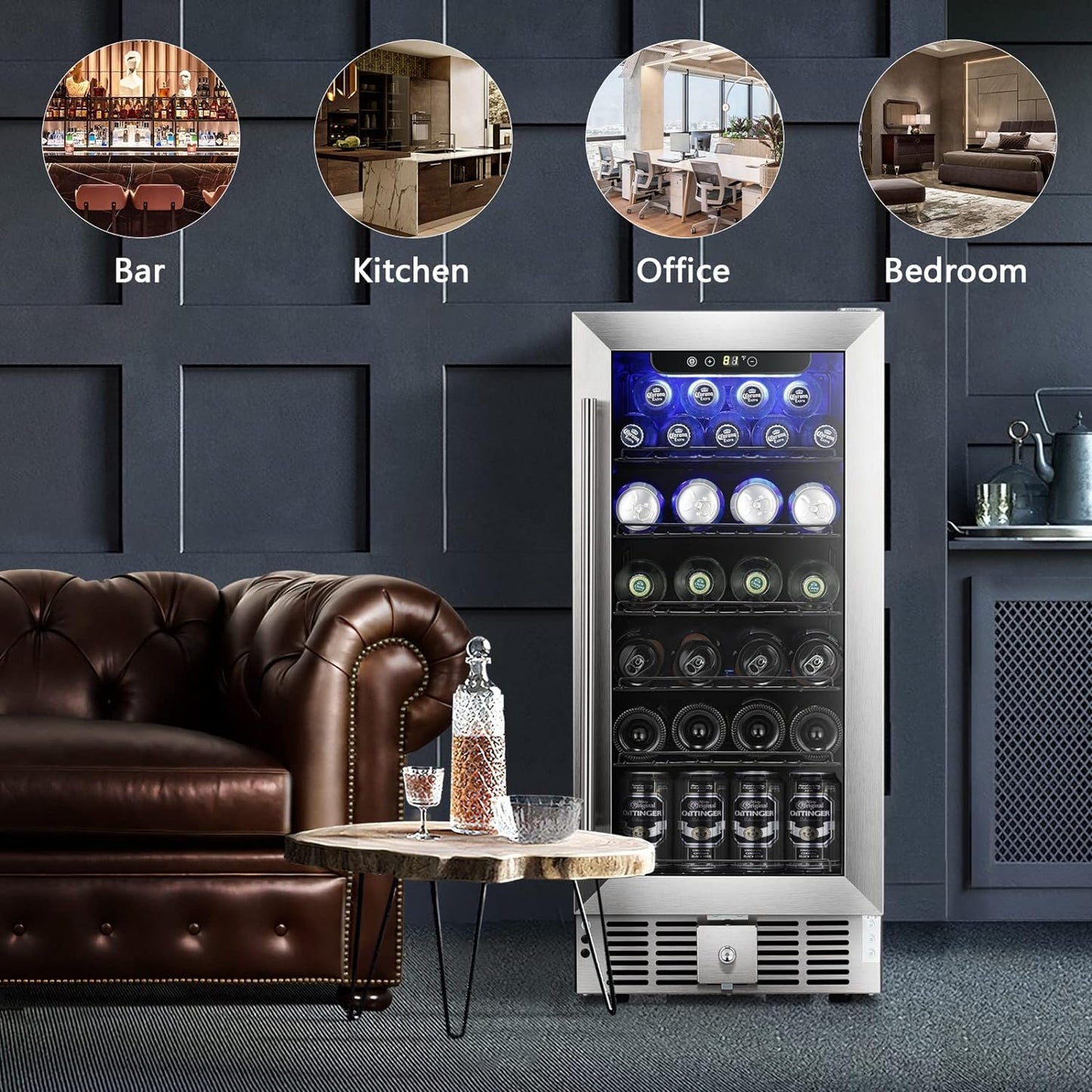 Antarctic Star 2.9 Cu.Ft Beverage Refrigerator - W5885B