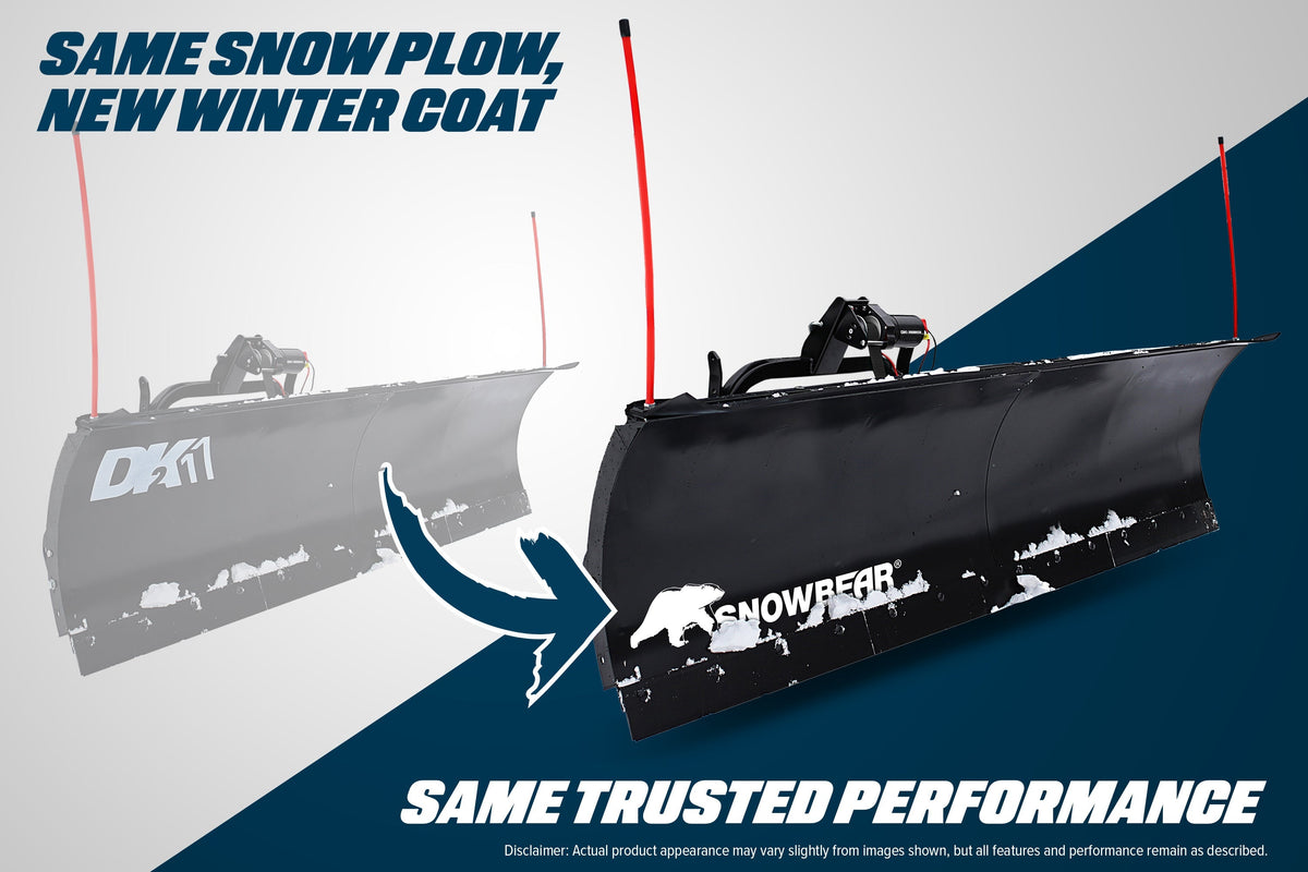 SnowBear STOR8422 Storm II 84" x 22" Snow Plow for Trucks and SUV New - STOR8422