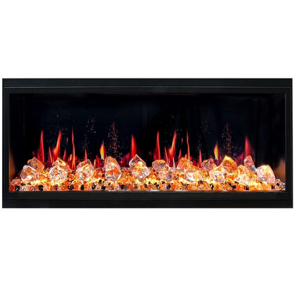 Litedeer Homes Latitude 45" Smart Electric Fireplace with Diamond-like Crystal - ZEF45XC