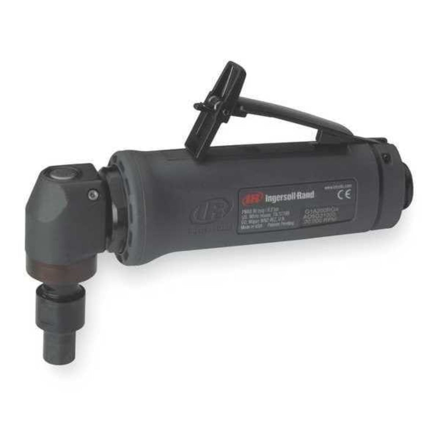 Ingersoll Rand Right Angle Die Grinder, 1/4 in NPT Female Air Inlet, 1/4 in Collet, Heavy Duty, 20,000 RPM, 0.4 hp - G1005733