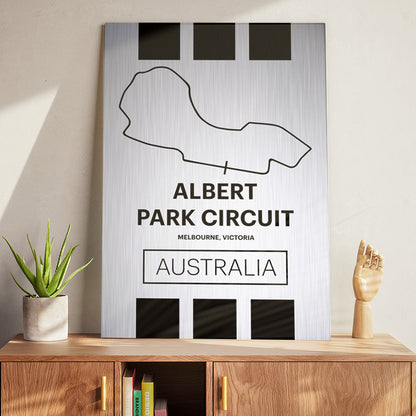 Albert Park Circuit - Pista Series - Raw Metal