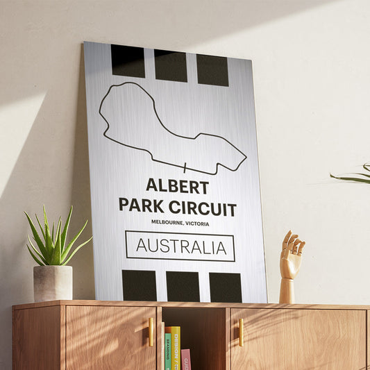 Albert Park Circuit - Pista Series - Raw Metal