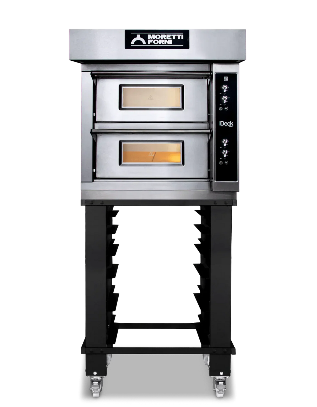 AMPTO iDeck Digital Control Electric Pizza Oven 61x66x14 cm chamber. 1 Deck. 220/60/1-3 - ID-M 60.60