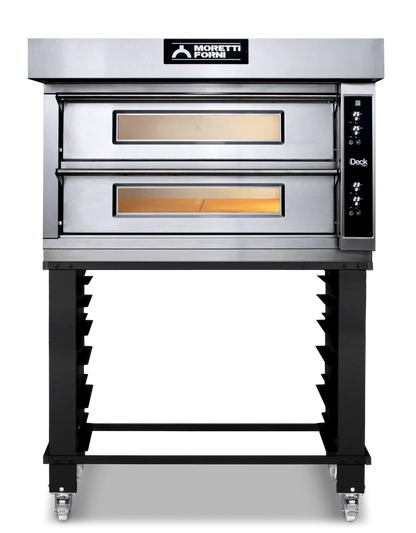 AMPTO iDeck electronic Control Electric Pizza Oven 41"W x 41"D chamber. 1 Deck - ID-M 105.105