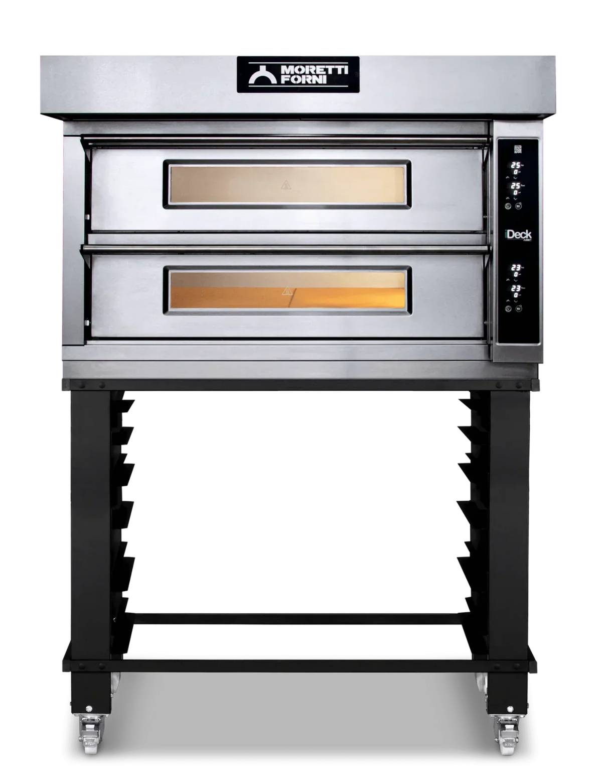 AMPTO iDeck electronic Control Electric Pizza Oven 105 x 65 cm chamber. 1 Deck - ID-M 105.65