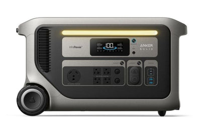 Aurora Generators SOLIX F3000 Portable Power Station + 2x BP3000 Expansion Battery - 6144 Watt Hours - Includes FREE TT-30 Cable - B1782113