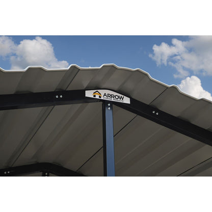 Arrow | Carport 14x24x14 ft Eggshell CPH142414