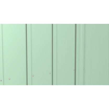 Arrow | Classic Steel Storage Shed, 6x7 ft., Sage Green CLG67SG