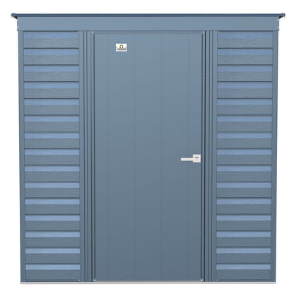 Arrow | Select Pent Roof Steel Storage Shed, 6x4 ft., Blue Grey SCP64BG