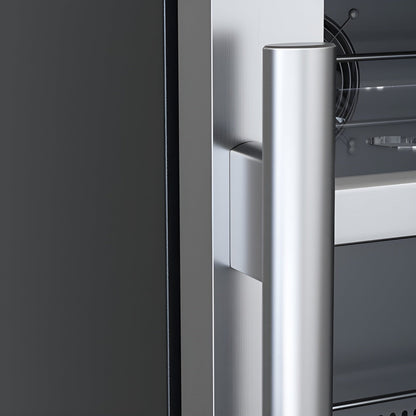 Avallon 24 Inch Wide 140 Can Energy Efficient Beverage Center with LED Lighting, Double Pane Glass, Touch Control Panel and Right Swing Door - ABR242SGRH