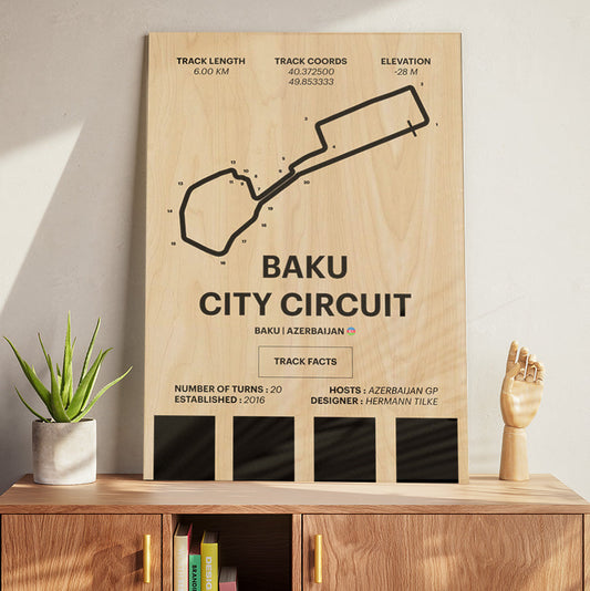 Baku City Circuit - Corsa Series - Wood