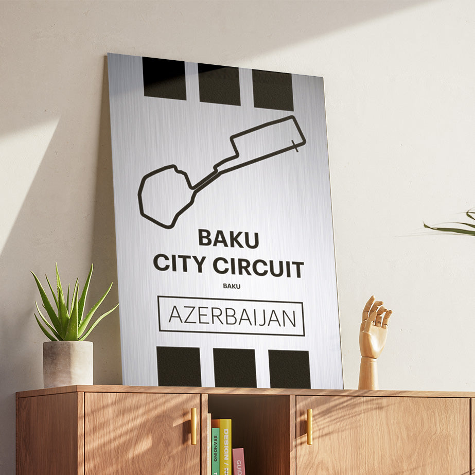 Baku City Circuit - Pista Series - Raw Metal