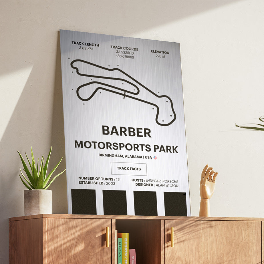 Barber Motorsports Park - Corsa Series - Raw Metal