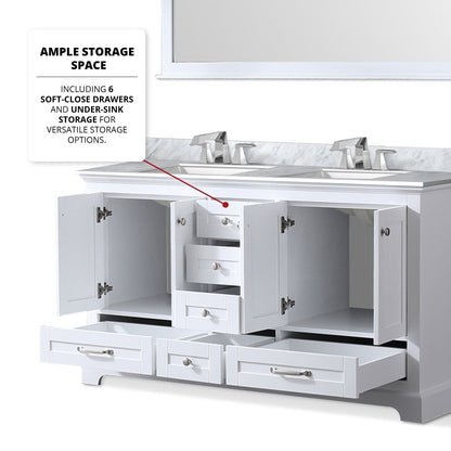 Dukes 60" x 22" Double Bath Vanity - Backyard Provider