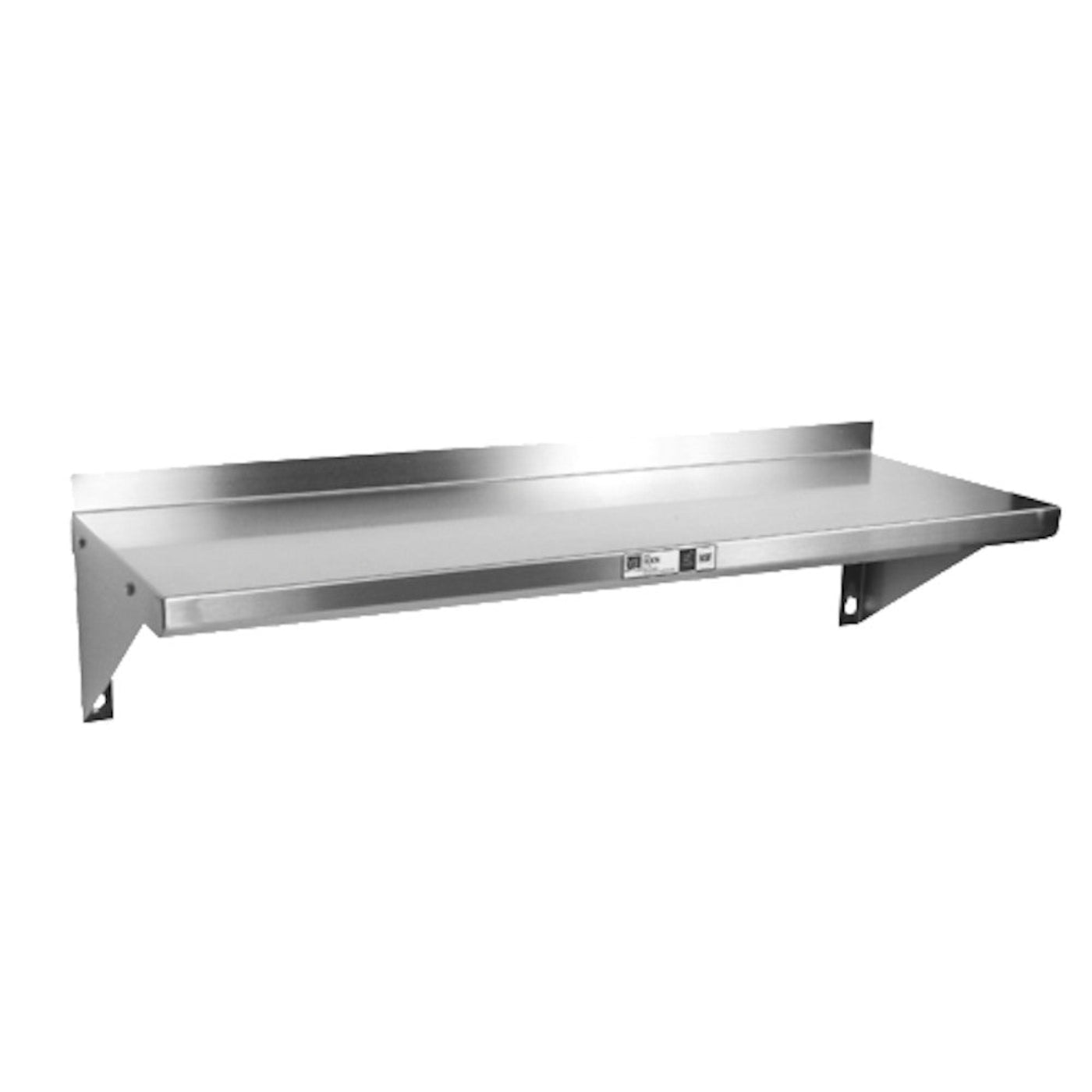 John Boos BHS1296 Wall-Mount 96" W x 12" D Shelf - JBBHS1296