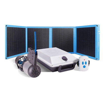 Bixpy K-1 Outboard Kit Jet Propulsion System with SUN 80 Solar Panel - BXA-23R-K1MSU01-WT
