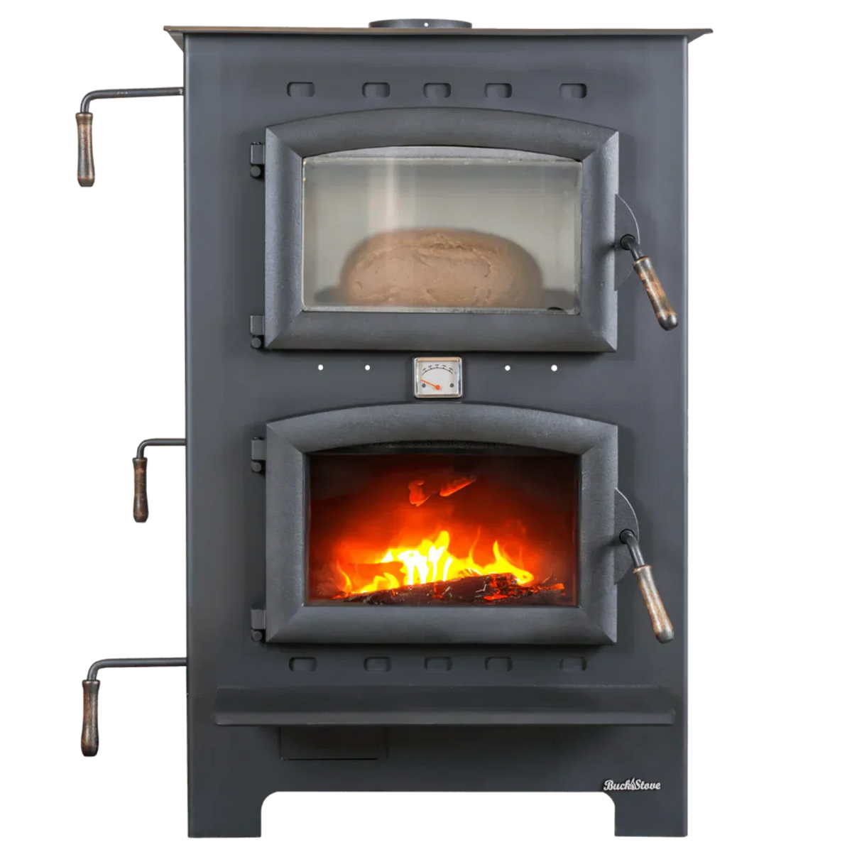 Buck Stove Homesteader Wood Burning Cook Stove 1,800 sq. ft. 28,901 BTU Black New - FP-HOMESTEADER