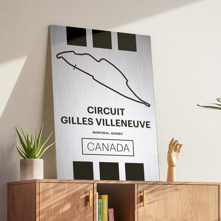 Circuit Gilles Villeneuve - Pista Series - Raw Metal