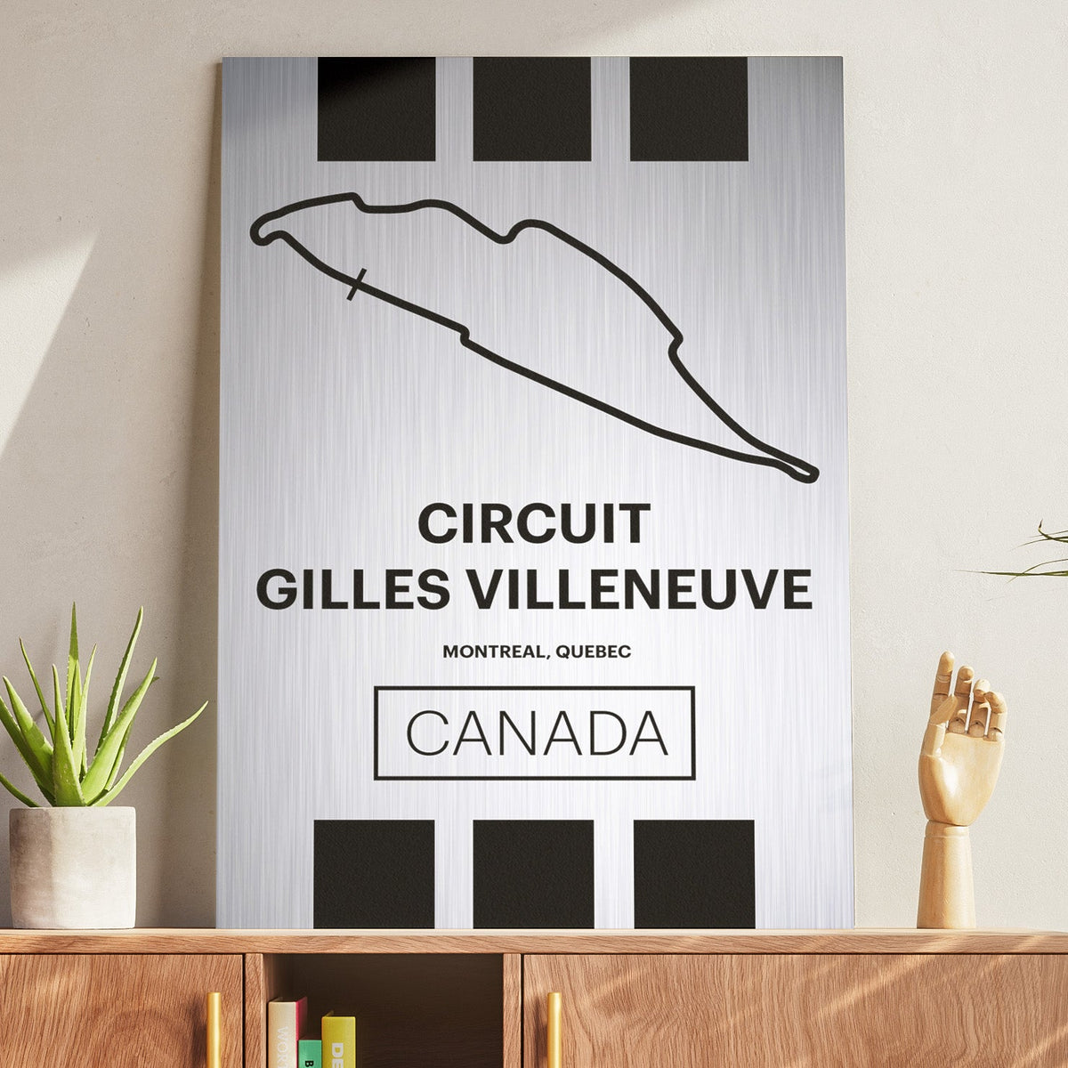 Circuit Gilles Villeneuve - Pista Series - Raw Metal
