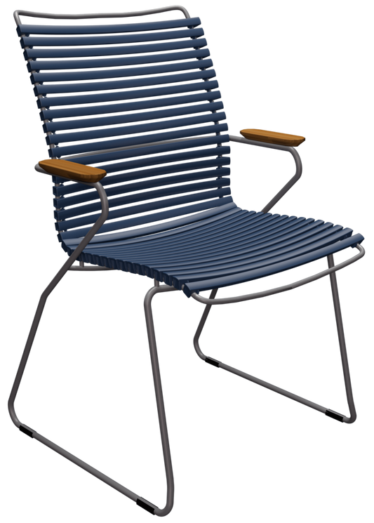HOUE CLICK Outdoor Dining Chair w/Armrests - Tall Back - Procure Décor