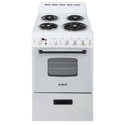 Avanti 20" Electric Range Oven with Framed Glass Door - ERU200P3S