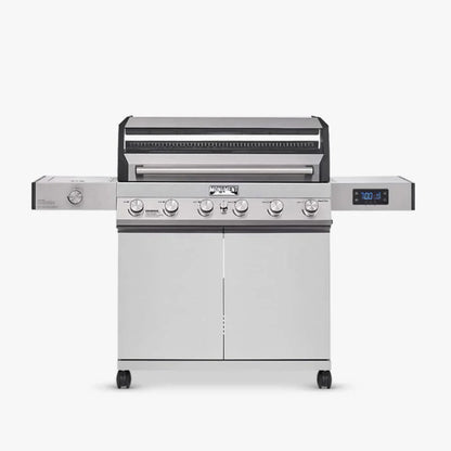 Monument Grills Denali 605 Series | 6 Burner Smart Tech Propane Gas Grill in Stainless Steel (Natural Gas Convertible) - D605