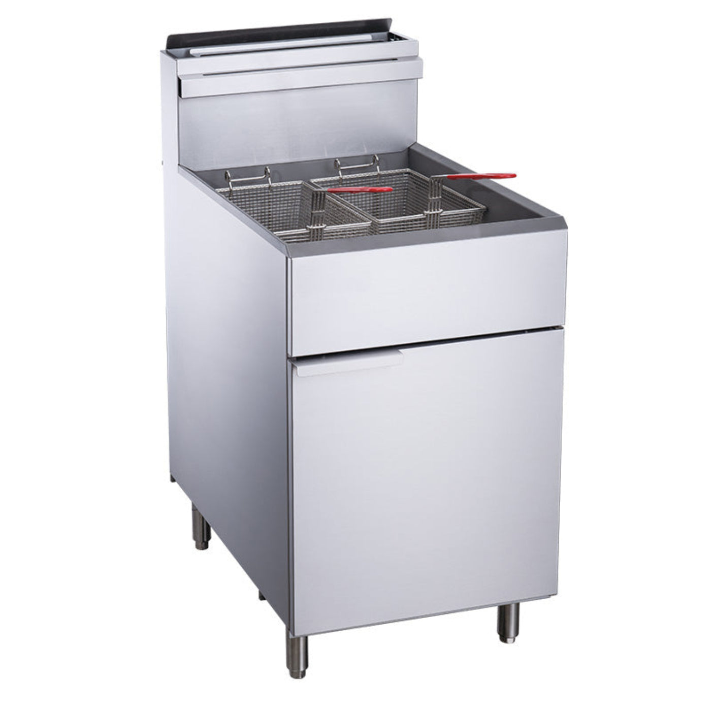 Chef AAA - TCF5-LPG Commercial 70lbs Liquid Propane Gas Fryer with 5 Tube Burners - TCF5-LPG