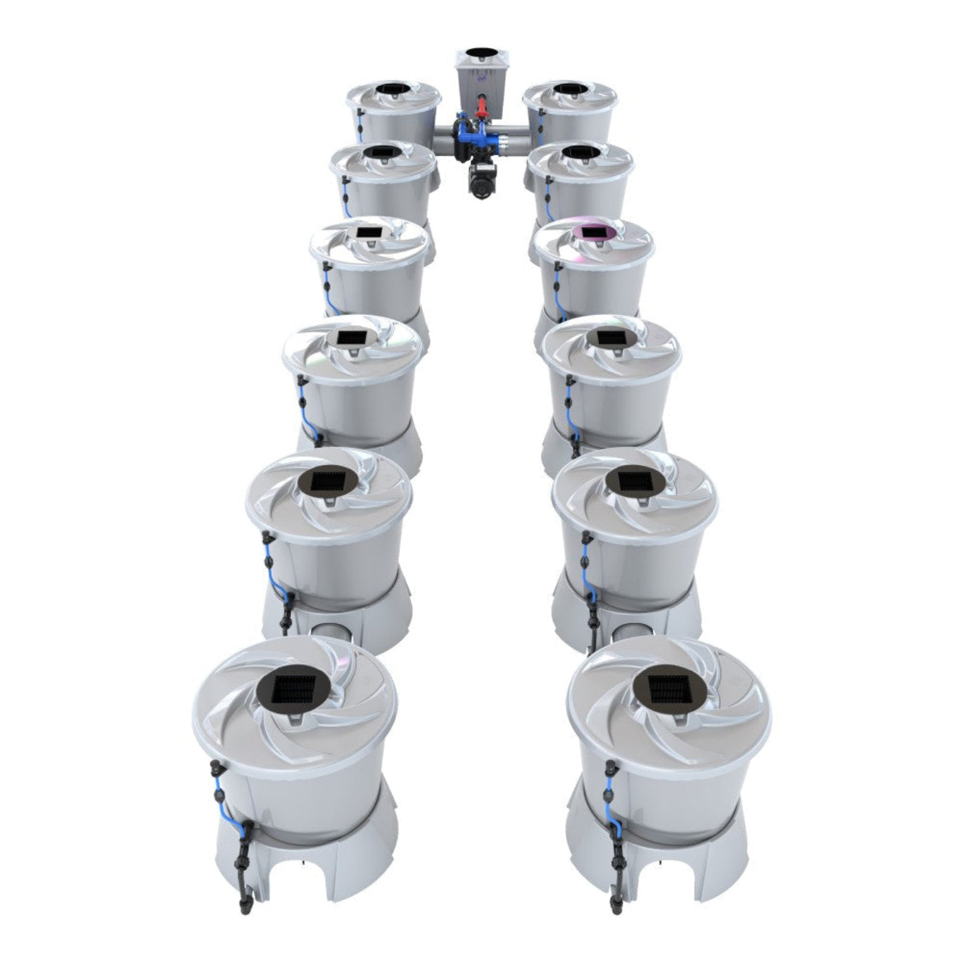 Alien Hydroponics 10 Pot (2 Row) V-System RDWC - BD100-0210