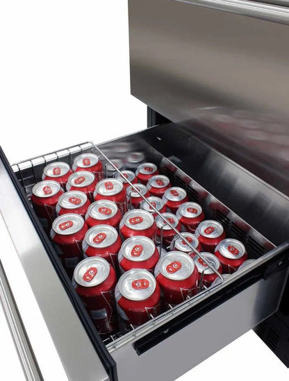 Vinotemp Stainless Steel Wine & Beverage Cooler (Right Hinge) - EL-BWC108-SS