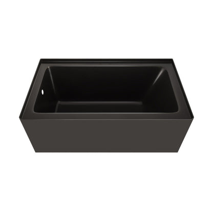 Char-Griller Voltaire 54 x 30 Skirted Right Drain Soaking Apron Bathtub in Glossy Black with - 1769840595209_627