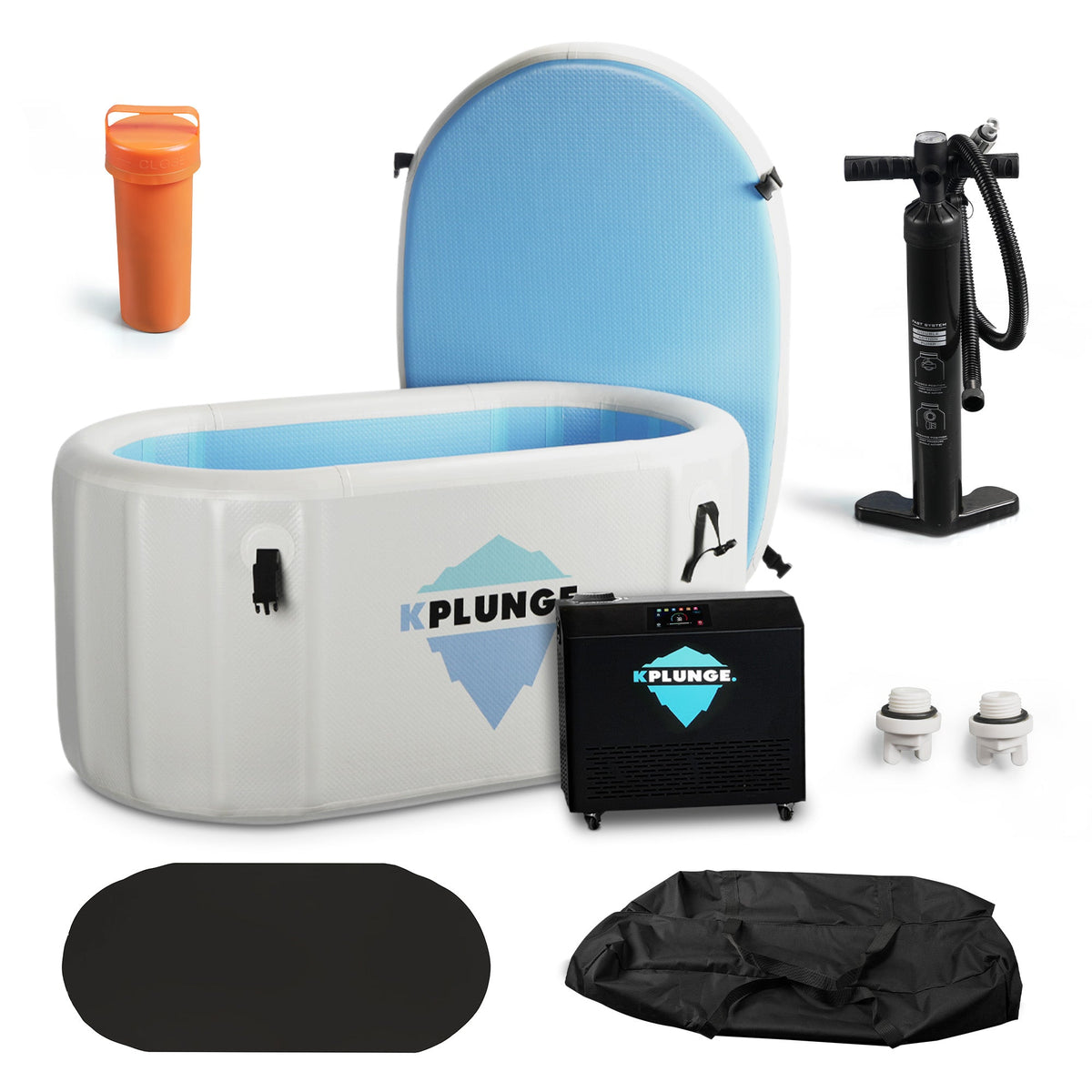 Char-GrillerKodiak 1-Person Inflatable Cold Plunge Ice Bath Tub/Hot Tub with PVC Insulated L - _1769674372663_589