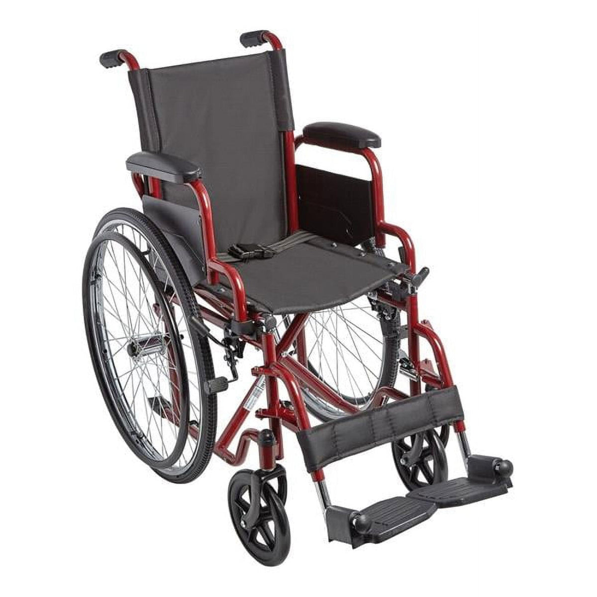 Char-Griller Ziggo ZG1400 14 in. Pediatric Manual Wheelchair with Wide Seat, Red - SKU_1770027612863_841
