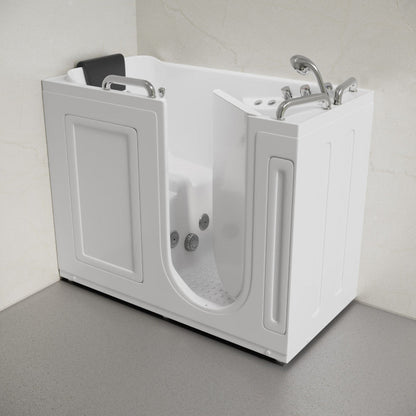 Char-Griller Auvergne 53" x 27" ADA Left Drain Walk-in Soaking Bathtub with Massage Jets in G - 1769838500194_21