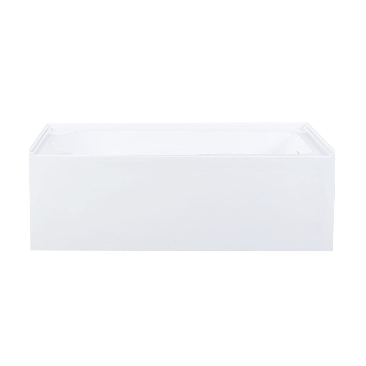 Char-Griller Voltaire 60 x 30 Skirted Left Drain Soaking Apron Bathtub in Glossy White with I - 1769842463476_947