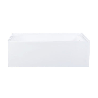 Char-Griller Voltaire 60 x 32 Skirted Right Drain Soaking Apron Bathtub in Glossy White with - 1769842574665_123