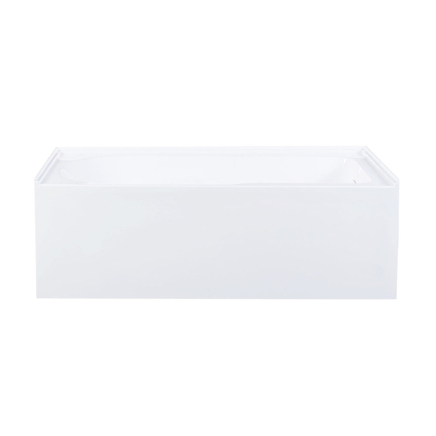 Char-Griller Voltaire 60 x 32 Skirted Right Drain Soaking Apron Bathtub in Glossy White with - 1769842574665_123