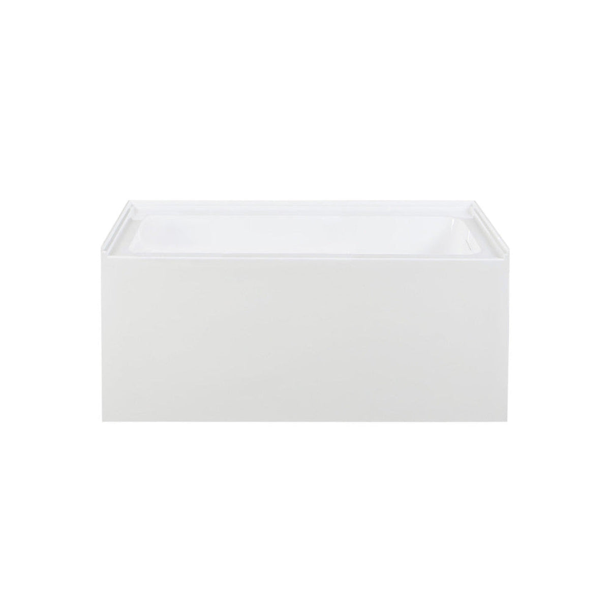 Char-Griller Voltaire 48 x 32 Skirted Right Drain Soaking Apron Bathtub in Glossy White with - 1769840550191_341