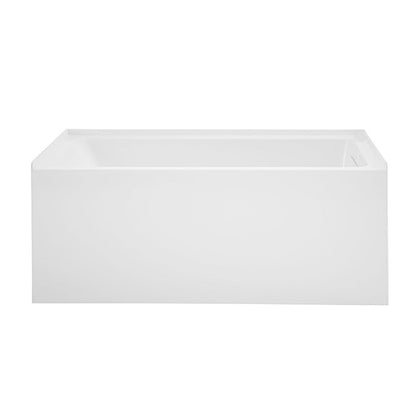 Char-Griller Voltaire 60" x 30" Left Drain Skirted Soaking Bathtub with Apron ADA Height in G - 1769836549816_484