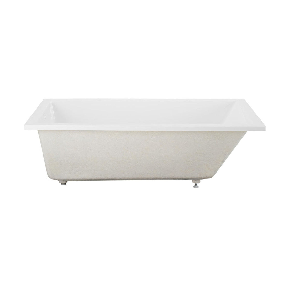 Char-Griller Voltaire 72 x 36 Reversible Drain Soaking Drop-in Bathtub in Glossy White with I - SKU_1769847072183_858