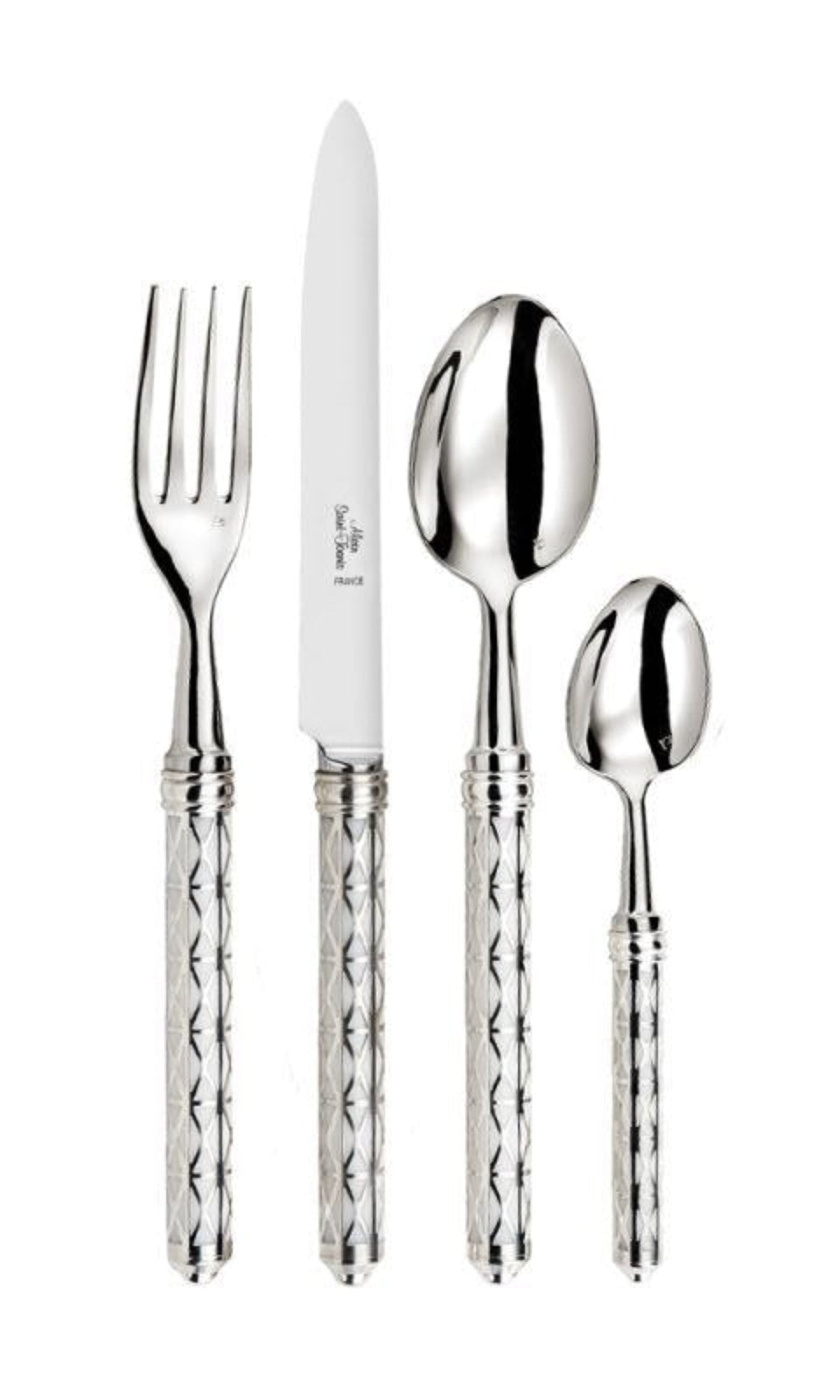 Char-Griller Louxor Silver & White Salad Set - 2 Pieces - 1769848275163_517