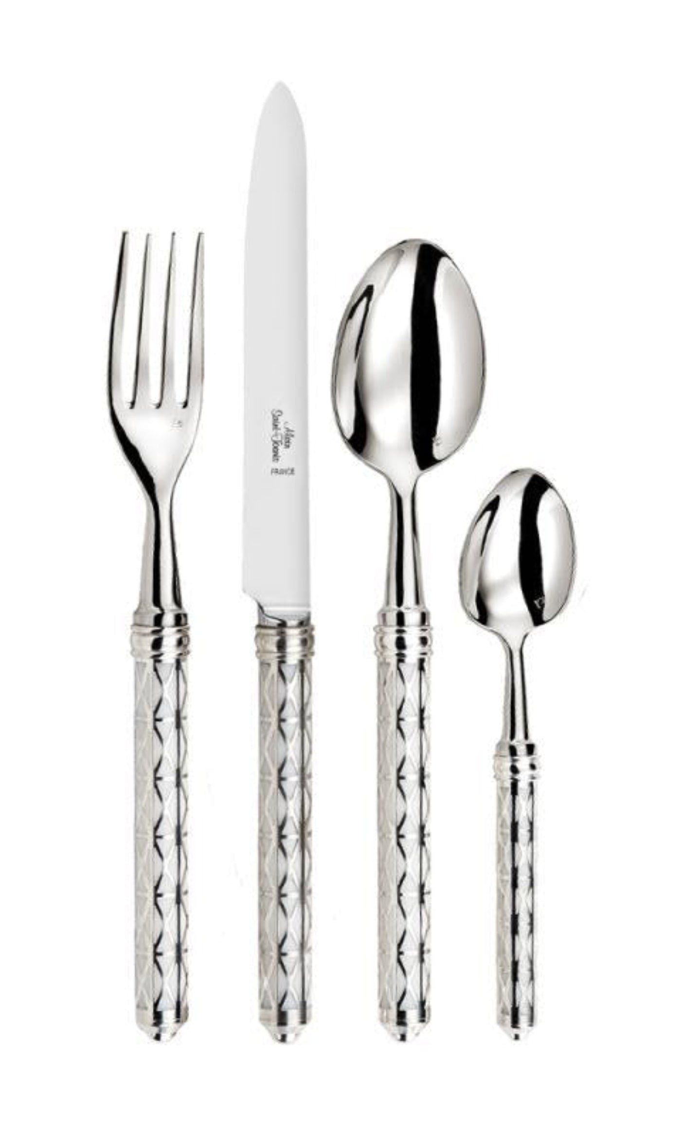 Char-Griller Louxor Silver & White Salad Set - 2 Pieces - 1769848275163_517